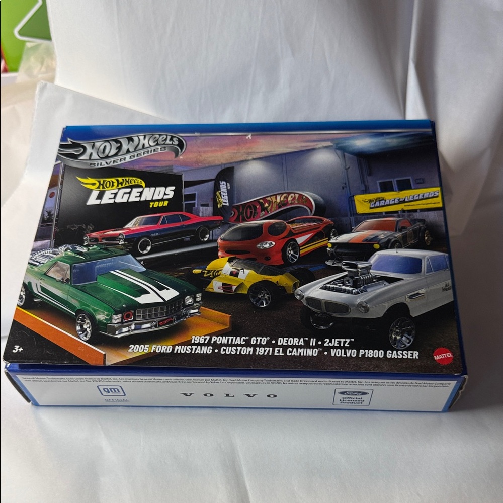 Mattel Hot Wheels Cars Silver Series Legends Tour Die-Cast Car Set